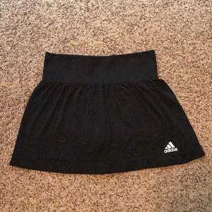Black Adidas Tennis Skirt